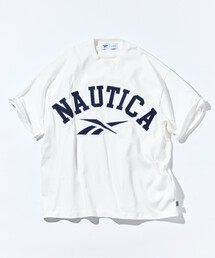 NAUTICA | Reebok×NAUTICA/リーボック×ノーティカ 【Exclusive】 ダブルネーム アーチロゴ クルーネックTシャツ ショートスリーブ(Tシャツ/カットソー)