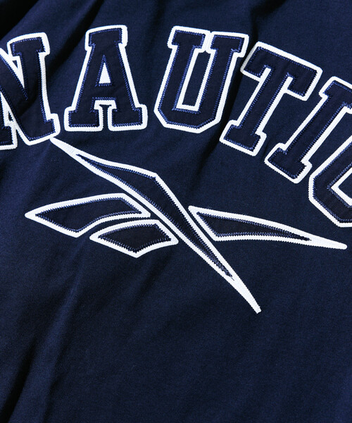 NAUTICA（ノーティカ）の「Reebok×NAUTICA/リーボック×ノーティカ 【Exclusive】 ダブルネーム アーチロゴ クルーネックTシャツ ショートスリーブ（Tシャツ/カットソー・メンズ・グレー/ホワイト/ネイビー/グリーン・LARGE/X-LARGE/MEDIUM/SMALL）」の12枚目の写真