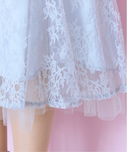 marun(マルン)の「<大きいサイズ>バック編み上げレースマーメイドスカート marun(スカート・レディース・ブラック/グレー・L/LL/3L/4L/5L)」の9枚目の写真