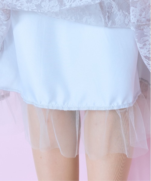 marun(マルン)の「<大きいサイズ>バック編み上げレースマーメイドスカート marun(スカート・レディース・ブラック/グレー・L/LL/3L/4L/5L)」の11枚目の写真