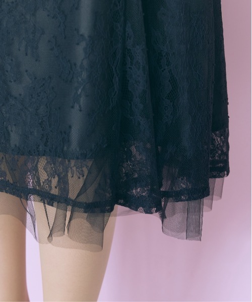 marun(マルン)の「<大きいサイズ>バック編み上げレースマーメイドスカート marun(スカート・レディース・ブラック/グレー・L/LL/3L/4L/5L)」の13枚目の写真