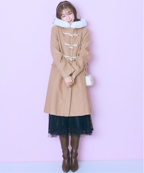 marun(マルン)の「<大きいサイズ>バック編み上げレースマーメイドスカート marun(スカート・レディース・ブラック/グレー・L/LL/3L/4L/5L)」の4枚目の写真