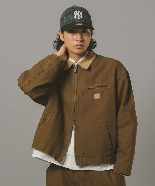 RED KAP（レッドキャップ）の「【RED KAP】別注/ショート丈ワークジャケット（ブルゾン・メンズ・ブラウン/ブラック・MEDIUM/LARGE）」の15枚目の写真