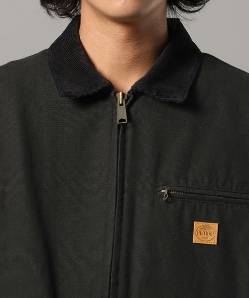 RED KAP（レッドキャップ）の「【RED KAP】別注/ショート丈ワークジャケット（ブルゾン・メンズ・ブラウン/ブラック・MEDIUM/LARGE）」の22枚目の写真