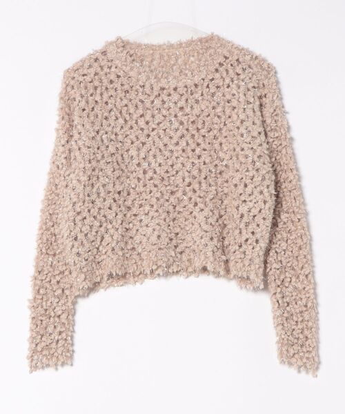 Lace Ladies（レースレディース）の「モチーフ編み クルーネック 長袖 ニット プルオーバー（ニット/セーター・レディース・グレー/グレイッシュベージュ/アイボリー・FREE）」の18枚目の写真