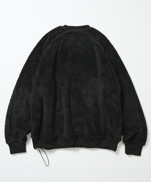 FREAK'S STORE（フリークスストア）の「限定展開 リラックスフィット ラグランスリーブ シャギーフリース プルオーバー（その他トップス・メンズ・ブラック/チャコールグレー/オリーブ/グレイッシュベージュ・SMALL/MEDIUM/LARGE）」の12枚目の写真