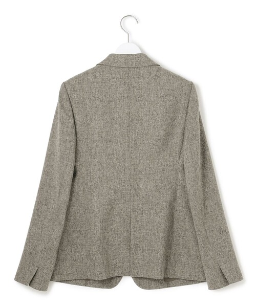 洗える】ウールライクカルゼ テーラード ジャケット（テーラード