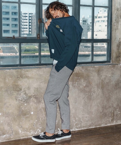 seventy seven（セブンティセブン）の「mp14172-cardboard long pants(arrow) スウェットパンツ(7725W080)（スウェットパンツ・メンズ・トップグレー/ブラック・XL/L/M/S）」の11枚目の写真