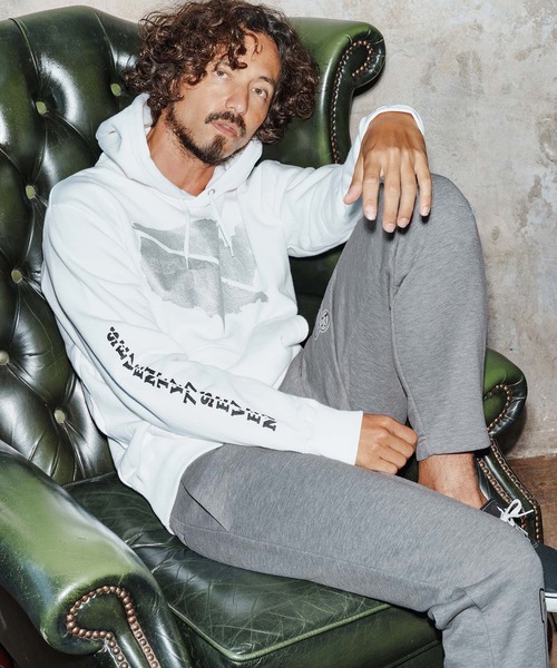seventy seven（セブンティセブン）の「mp14172-cardboard long pants(arrow) スウェットパンツ(7725W080)（スウェットパンツ・メンズ・トップグレー/ブラック・XL/L/M/S）」の13枚目の写真