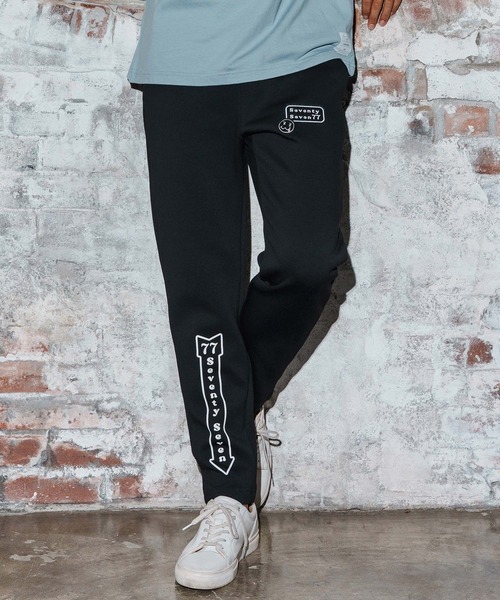 seventy seven（セブンティセブン）の「mp14172-cardboard long pants(arrow) スウェットパンツ(7725W080)（スウェットパンツ・メンズ・トップグレー/ブラック・XL/L/M/S）」の14枚目の写真