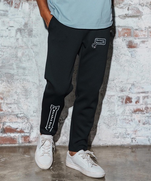 seventy seven（セブンティセブン）の「mp14172-cardboard long pants(arrow) スウェットパンツ(7725W080)（スウェットパンツ・メンズ・トップグレー/ブラック・XL/L/M/S）」の15枚目の写真