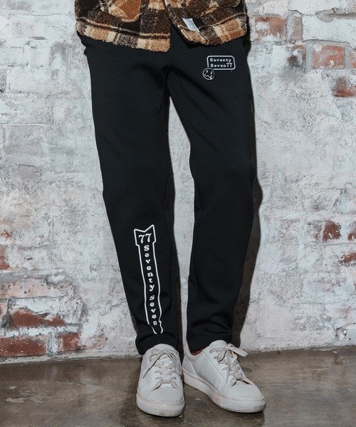 seventy seven（セブンティセブン）の「mp14172-cardboard long pants(arrow) スウェットパンツ(7725W080)（スウェットパンツ・メンズ・トップグレー/ブラック・XL/L/M/S）」の16枚目の写真