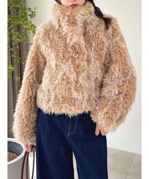 ファーコート ミックスカラー エコファー」に該当する