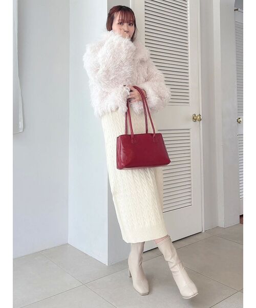 セール】カールエコファーブルゾン（ブルゾン）｜dazzlin（ダズリン