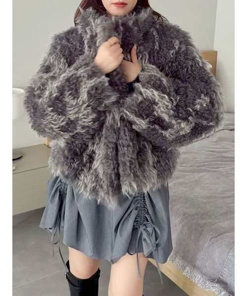 カールエコファーブルゾン（ブルゾン）｜dazzlin（ダズリン）の