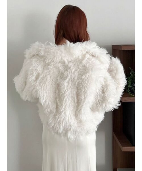 dazzlin（ダズリン）の「カールエコファーブルゾン（ブルゾン・レディース・ブルー/ピンク/チャコールグレー/アイボリー/ブラウン・FREE）」の16枚目の写真