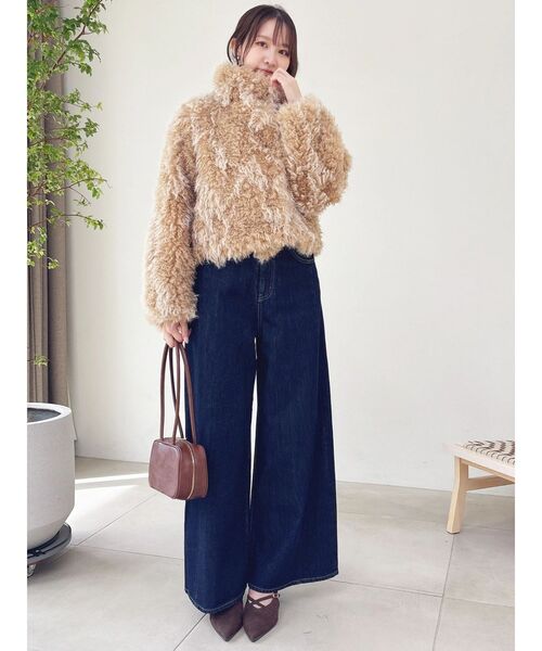 カールエコファーブルゾン（ブルゾン）｜dazzlin（ダズリン）の