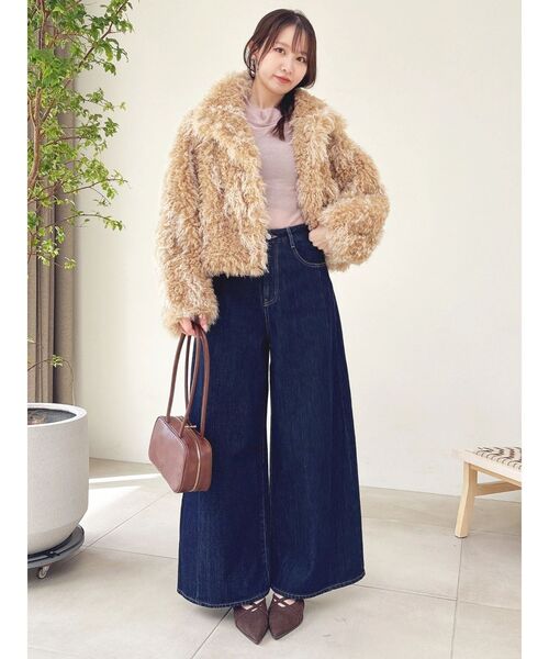 セール】カールエコファーブルゾン（ブルゾン）｜dazzlin（ダズリン