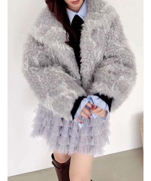 カールエコファーブルゾン（ブルゾン）｜dazzlin（ダズリン）の