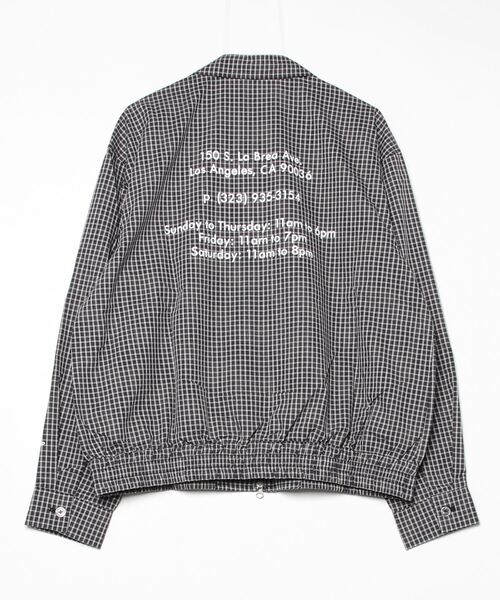 AMERICAN RAG CIE(アメリカンラグシー)の「【MEN】for BAYFLOW MINI CHECK BLOUSON(ブルゾン・メンズ・ブラック/グレー・M/L)」の11枚目の写真