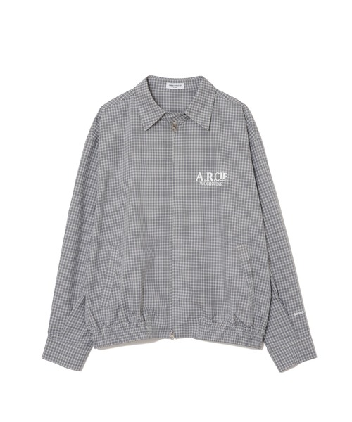 AMERICAN RAG CIE(アメリカンラグシー)の「【MEN】for BAYFLOW MINI CHECK BLOUSON(ブルゾン・メンズ・ブラック/グレー・M/L)」の1枚目の写真