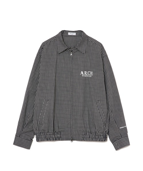 AMERICAN RAG CIE(アメリカンラグシー)の「【MEN】for BAYFLOW MINI CHECK BLOUSON(ブルゾン・メンズ・ブラック/グレー・M/L)」の2枚目の写真