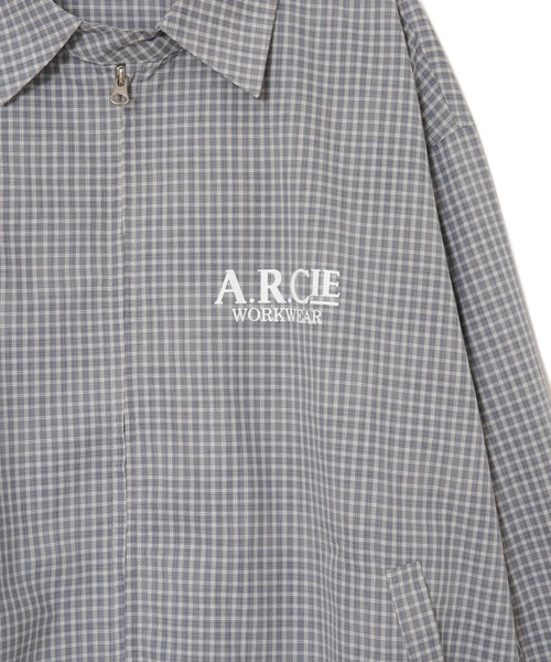 AMERICAN RAG CIE(アメリカンラグシー)の「【MEN】for BAYFLOW MINI CHECK BLOUSON(ブルゾン・メンズ・ブラック/グレー・M/L)」の7枚目の写真