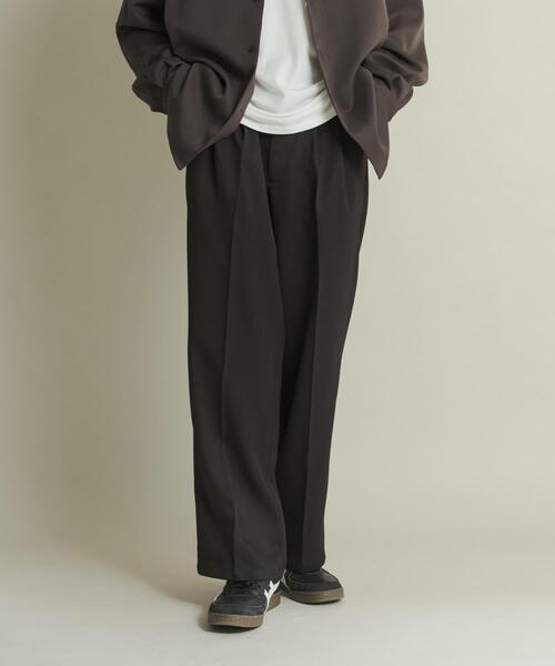 【古着】00's ワイドスラックス フルレングス ラメ入り モード 古着】00's ワイドスラックス フルレングス ラメ入り モード 古着