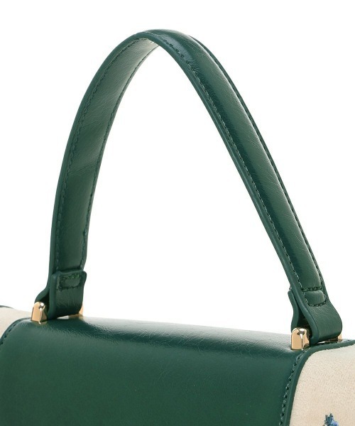 an another angelus（アンアナザーアンジェラス）の「サークルフラップ刺繍台形バッグ/fint フィント（ハンドバッグ・レディース・ブルーグリーン/ブラック・FREE）」の15枚目の写真