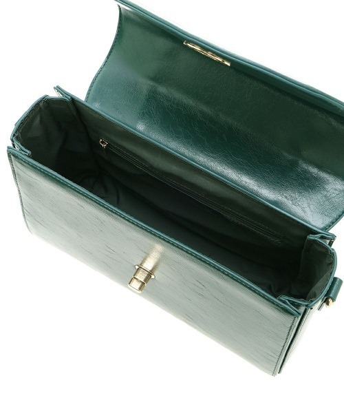 an another angelus（アンアナザーアンジェラス）の「サークルフラップ刺繍台形バッグ/fint フィント（ハンドバッグ・レディース・ブルーグリーン/ブラック・FREE）」の20枚目の写真