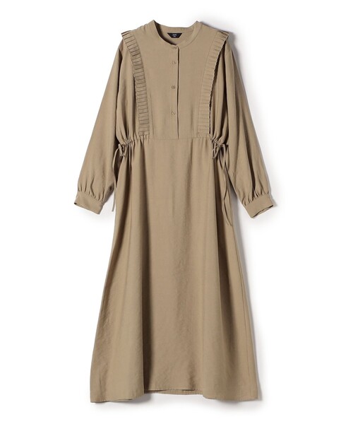 SHIPS Colors:〈手洗い可能〉プリーツ デザイン ロングスリーブ