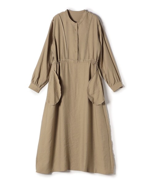 SHIPS Colors:〈手洗い可能〉プリーツ デザイン ロングスリーブ