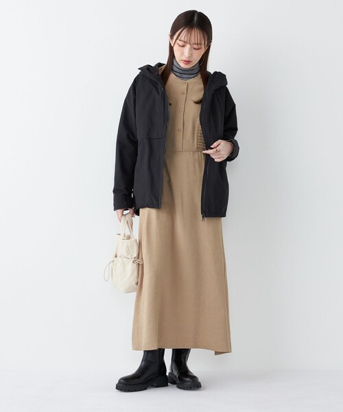 SHIPS Colors:〈手洗い可能〉プリーツ デザイン ロングスリーブ