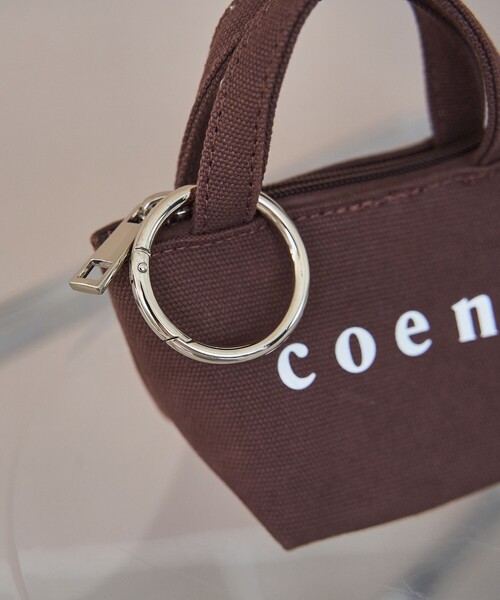 coen(コーエン)の「coen(コーエン)ロゴトートバッグチャーム XS(キーホルダー・レディース・ライトグレー/ブラック/ダークブラウン/ナチュラル・FREE)」の10枚目の写真