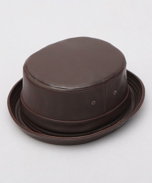 セール】レザー調 ポークパイハット（ハット）｜Ruben（ルーベン）の