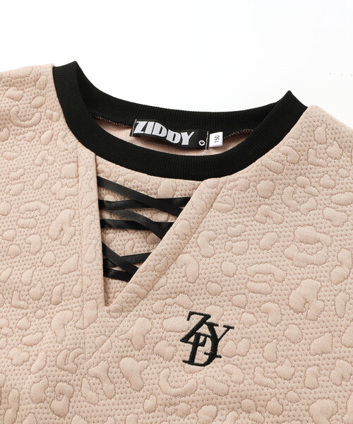 ZIDDY（ジディ）の「膨れジャガードトレーナー＆ショートパンツセット(130~160cm)（セットアップ・キッズ・ベージュ/ブラック・150cm/FREE/130cm/140cm）」の22枚目の写真