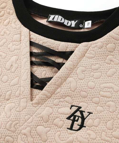 ZIDDY（ジディ）の「膨れジャガードトレーナー＆ショートパンツセット(130~160cm)（セットアップ・キッズ・ベージュ/ブラック・150cm/FREE/130cm/140cm）」の19枚目の写真