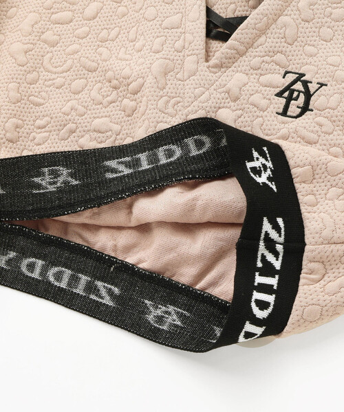 ZIDDY（ジディ）の「膨れジャガードトレーナー＆ショートパンツセット(130~160cm)（セットアップ・キッズ・ベージュ/ブラック・150cm/FREE/130cm/140cm）」の11枚目の写真