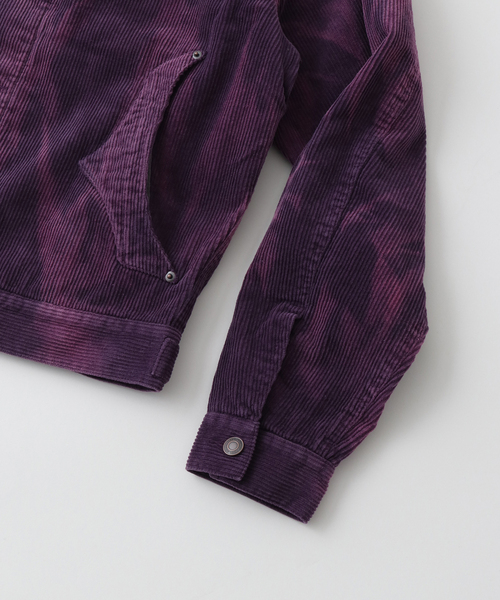 PARANOID(パラノイド)の「PARANOID / パラノイド FADED CORDUROY JACKET(ブルゾン・メンズ・チャコールグレー/パープル・MEDIUM/LARGE)」の4枚目の写真