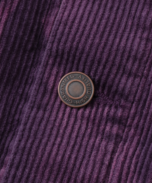 PARANOID(パラノイド)の「PARANOID / パラノイド FADED CORDUROY JACKET(ブルゾン・メンズ・チャコールグレー/パープル・MEDIUM/LARGE)」の5枚目の写真
