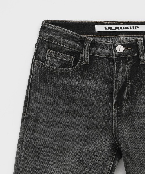 BLACKUP（ブラックアップ）の「[MADE] メラローウエストブーツカットデニム（デニムパンツ・レディース・ブルー/ブラック・LARGE/MEDIUM/SMALL）」の21枚目の写真