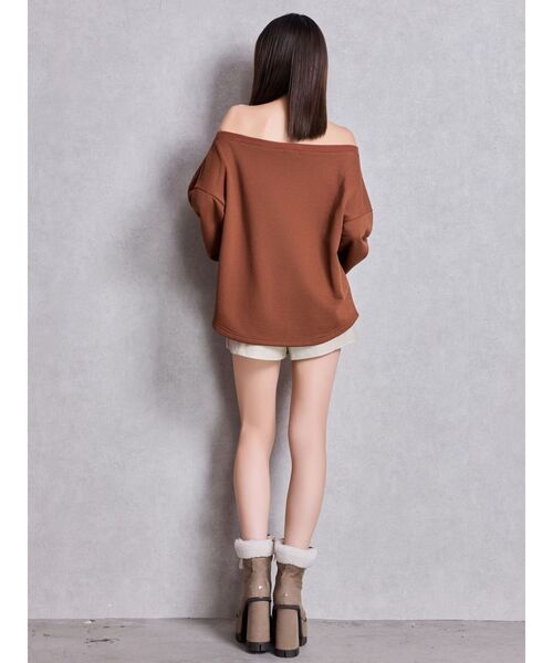 GYDA（ジェイダ）の「フェイクレザーレイヤーショートパンツ（その他パンツ・レディース・ブラウン/ブラック/アイボリー・FREE）」の18枚目の写真