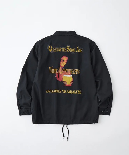 WHITE MOUNTAINEERING（ホワイトマウンテニアリング）の「【White Mountaineering/ホワイトマウンテニアリング】QOTSA LULLABIES TO PARALYZE COACH JACKET（その他アウター・メンズ・ブラック・2/1/3）」の2枚目の写真