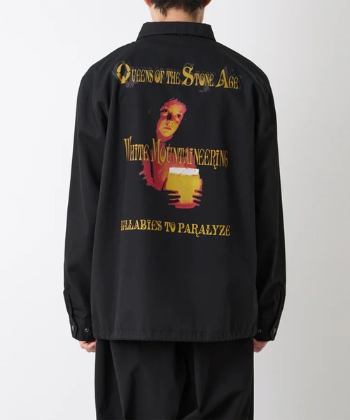 WHITE MOUNTAINEERING（ホワイトマウンテニアリング）の「【White Mountaineering/ホワイトマウンテニアリング】QOTSA LULLABIES TO PARALYZE COACH JACKET（その他アウター・メンズ・ブラック・2/1/3）」の4枚目の写真