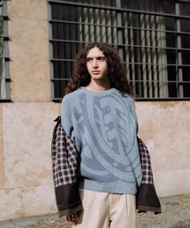 ELEMENT（エレメント）の「ELEMENT メンズ DOUBLE ICON CR セーター 【2025年秋冬モデル】/エレメントロゴクルーネックジャガードニット・セーター（ニット/セーター）」