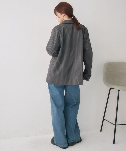 RETRO GIRL(レトロガール)の「ダブルテーラーJK(その他アウター・レディース・ダークブルー/ダークブラウン/グレー系その他・FREE)」の8枚目の写真