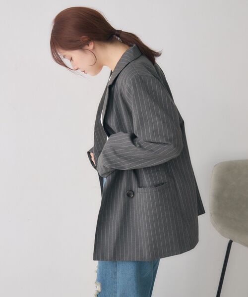 RETRO GIRL(レトロガール)の「ダブルテーラーJK(その他アウター・レディース・ダークブルー/ダークブラウン/グレー系その他・FREE)」の13枚目の写真