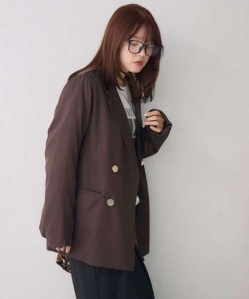 RETRO GIRL(レトロガール)の「ダブルテーラーJK(その他アウター・レディース・ダークブルー/ダークブラウン/グレー系その他・FREE)」の19枚目の写真