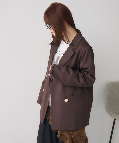 RETRO GIRL(レトロガール)の「ダブルテーラーJK(その他アウター・レディース・ダークブルー/ダークブラウン/グレー系その他・FREE)」の21枚目の写真