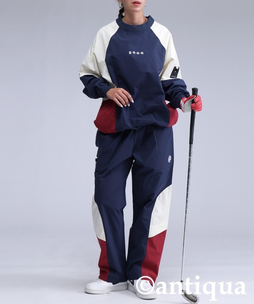 antiqua(アンティカ)の「【STCH】配色切替パンツ(その他パンツ・レディース・ネイビー/ブラック・LXL/ML)」の13枚目の写真